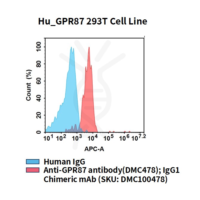 fc-cel100096 hu gpr87 293t cell line flow